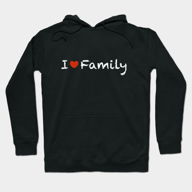 I love family Hoodie by Nine Tailed Cat